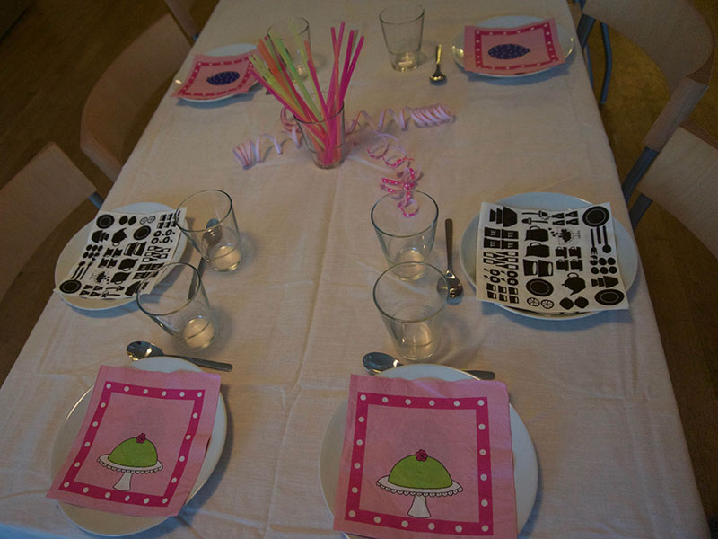 Dukning 1-årskalas.